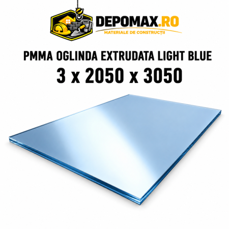 Oglinda acrilica PMMA Light Blue 3 x 2050 x 3050 mm